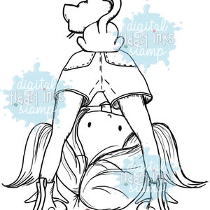 Wryn - Topsy Turvy |2 Digital Stamps