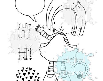 Ellie | 4 Digital Stamps