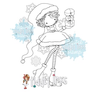 Christmas Candy Digital Stamp and Colored Download image 1