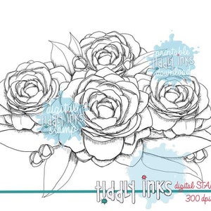 Les fleurs de ma mère | 3 timbres numériques