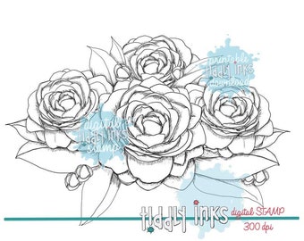 My Mother's Flowers | 3 Digital Stamps