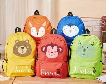 Kinderrucksack, individueller Kinderrucksack, Vorschulbuchtasche mit Namen, Kleinkindrucksäcke, Schultasche für Kleinkind, Kindergarten, Kindergeschenke