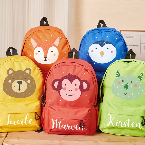 Kinderrucksack, individueller Kinderrucksack, Vorschulbuchtasche mit Namen, Kleinkindrucksäcke, Schultasche für Kleinkind, Kindergarten, Kindergeschenke