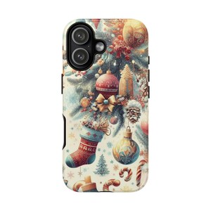 3D Christmas Collage Phone Case, Winter Iphone 17 16 15 14 13 12 11 8, Pro Max Plus, Samsung Galaxy S25 S24 S23 S22 S21 S20, Google Pixel