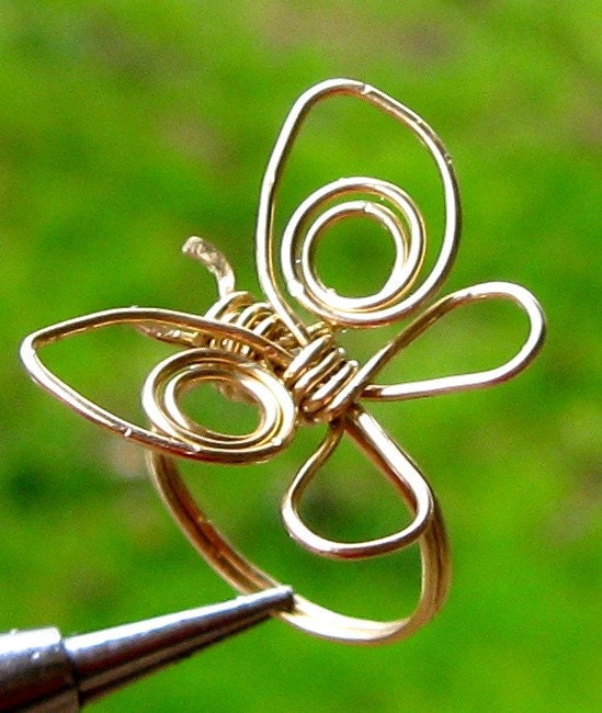 Butterfly wire ring deals