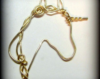 Unicorn Horse  Wire Wrap jewelry  Tutorial