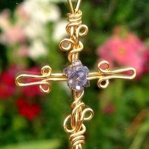 Tutorial Wire Wrapped Filigree Cross image 1