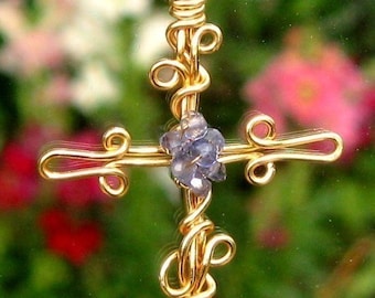 Tutorial Wire Wrapped Filigree Cross