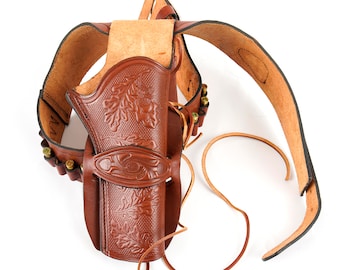 Cowboy leather holster Western  leather hand made holster