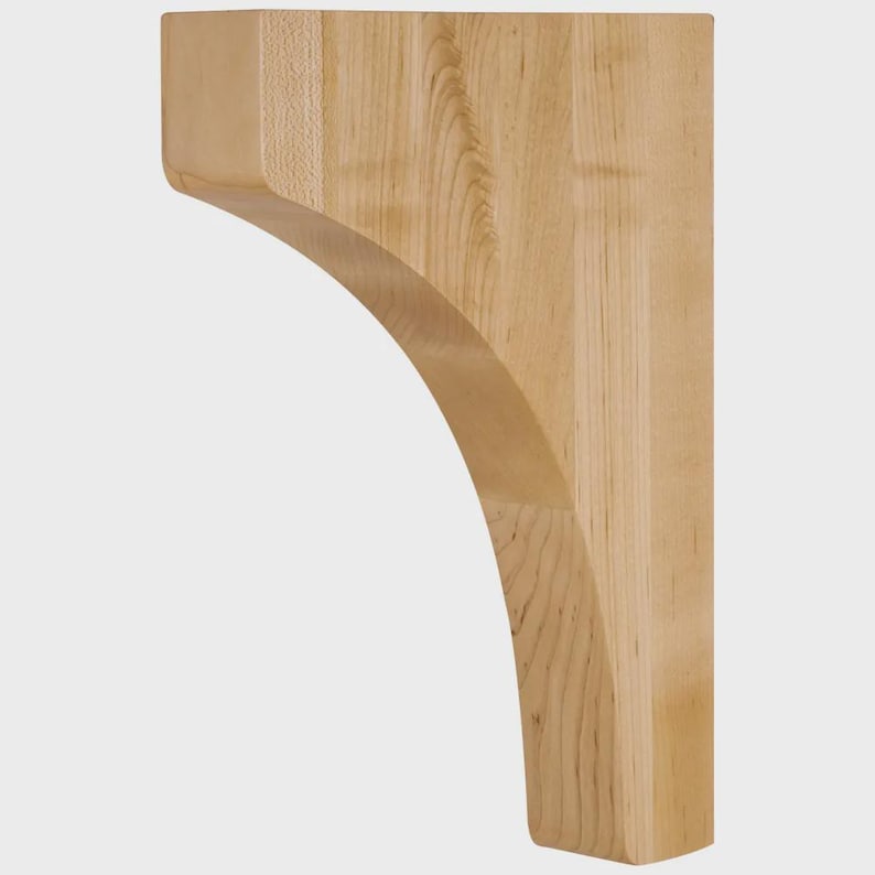 Rectangular Corbel Minimalist Solid Wood Corbel - Etsy
