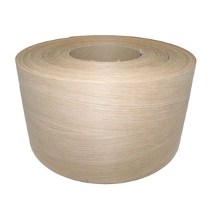 White Oak 10&#39;&#39; Preglued Wood Veneer Edge banding Roll, Iron-on. Furniture Making, Wall Panel Beams, Repair Patch. Multiple Length Available