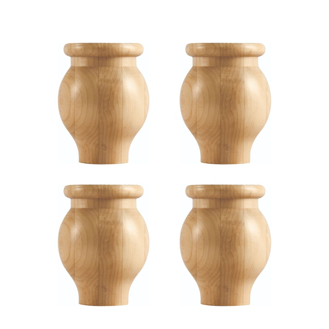 Round Ogee Bun Foot 4\, image size:1080x1080