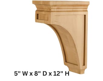 Mission Style Wood Corbel