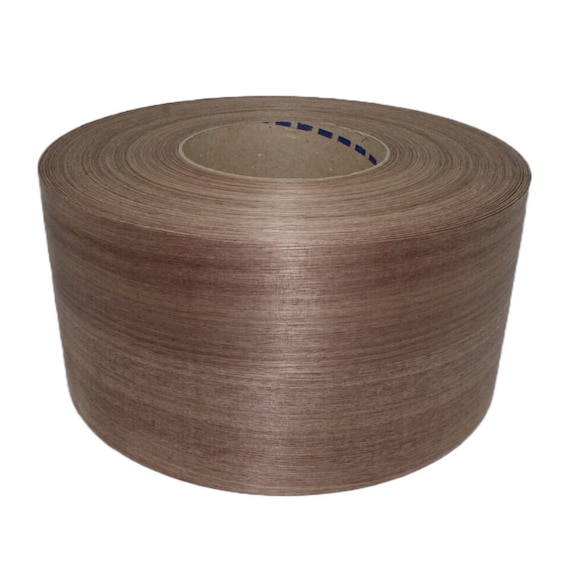 Walnut 9'' Natural Wood Veneer roll Pre-glued Iron-on Hot Melt Adhesive. Furniture, Repair Patch, Wall Panel, Beams