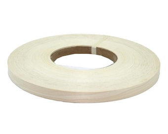 Poplar 250' Roll Preglued Wood Veneer Edge banding Iron On With Hot Melt