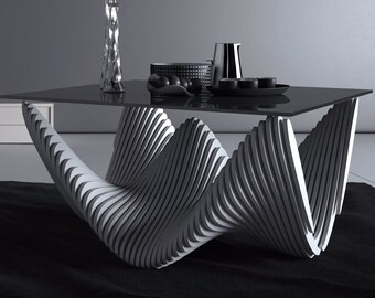 Parametric Coffee Tables: Elevate Your Home and Office Décor with Modern Design, perfect for creating a modern, acoustic atmosphere