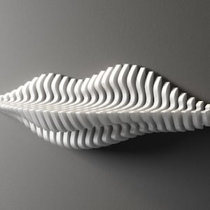 Parametric Wall Shelf, Parametric Wood Shelf,wood Wall Decor,wood Wall