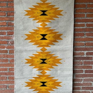 Authentic Zapotec Rug (2.6x5ft) 100% Sheep Wool & Natural Dyes/ hand made / traditional designs Zapotec