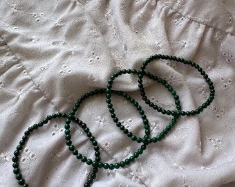 small beads malachite bracelet