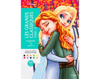 100 (PDF) Los Grandes Clásicos Volumen 13/Libro para colorear misterioso imprimible/Actividad para adultos/niños