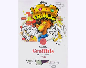 60 (Digital) Libro para colorear misterioso: Grafiti (página para colorear, colorear por números, colorear para adultos)