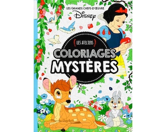 PDF Grandes Clásicos Colorear por números para imprimir – páginas para colorear de misterio para adultos y niños/ page de coloriage