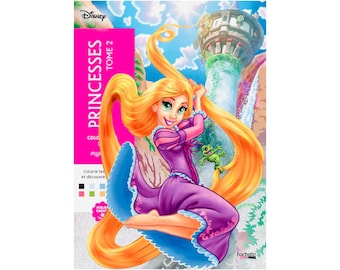 100+(Digital) Mystery Malbuch Prinzessin 2, Ausmalen nach Zahlen, Ausmalen für Erwachsene/Kinder