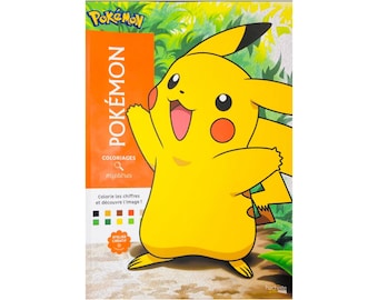 Plus de 100 (PDF) livre de coloriage mystère PokeLivre de coloriage mystère,Coloriage par numéros,Coloriage pour adultes/enfants à colorier