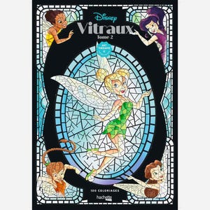100 (PDF) ステンドグラスミステリーぬりえ、数字で色塗り、大人向けぬりえ/子供向けぬりえ/ディズニーぬりえ
