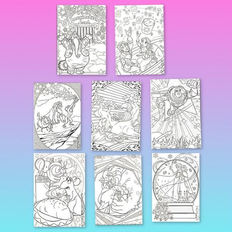 60 (PDF) Livre de coloriage Magic Mystery (livre de coloriage, pages à colorier, coloriage par numéros, coloriage) image 2