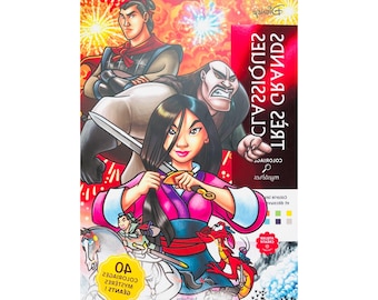 56 (Digital) Libro para colorear de misterio - Clásicos extra grandes - Páginas para colorear de misterio para imprimir - Colorear por número, Colorear para adultos