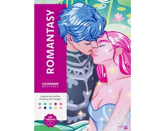Plus de 100 livres de coloriage mystère (numérique), livre de coloriage mystère romance, coloriage par numéros, coloriage pour adultes/enfants