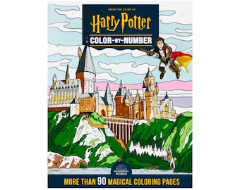 100+(Digital) Mystery Colouring Book Harry Potter/Colouring Book,Colouring by number,Colouring for adults,colouring for Kids