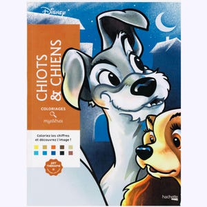 100+ (PDF) Cuccioli e cani / Libro da colorare misterioso / Colorare per numero, Colorare per adulti, mistero da colorare
