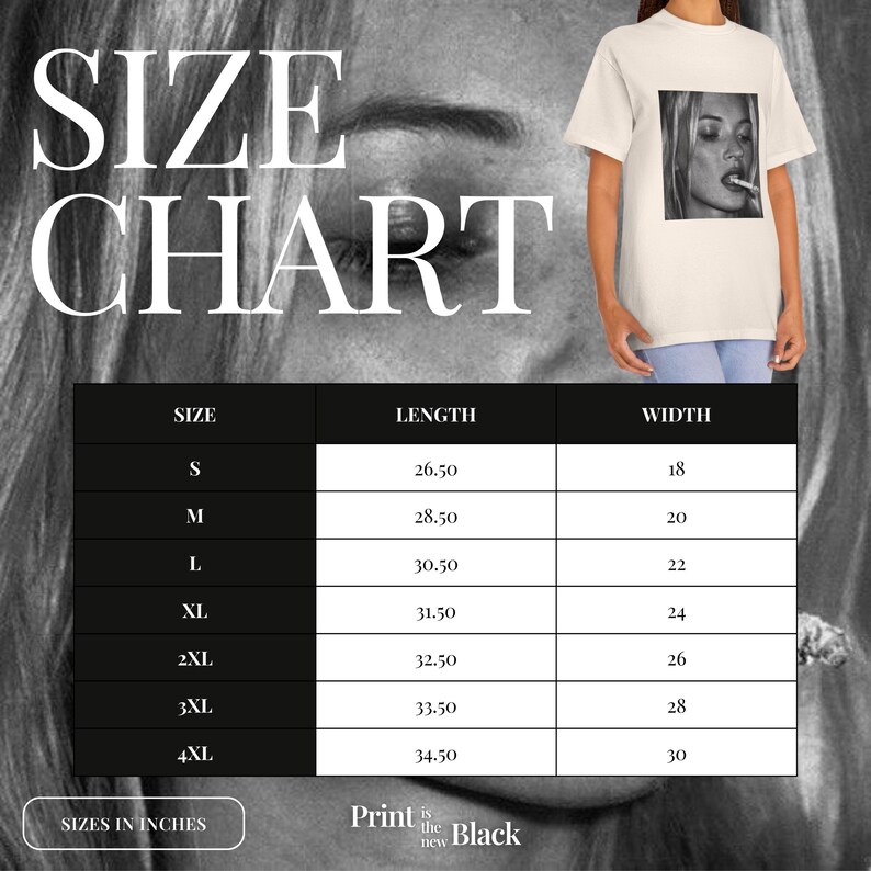 Camiseta unisex con estampado de Kate Moss, 100 % algodón, talla grande, estilo años 90, estilo retro y moderno. imagen 9
