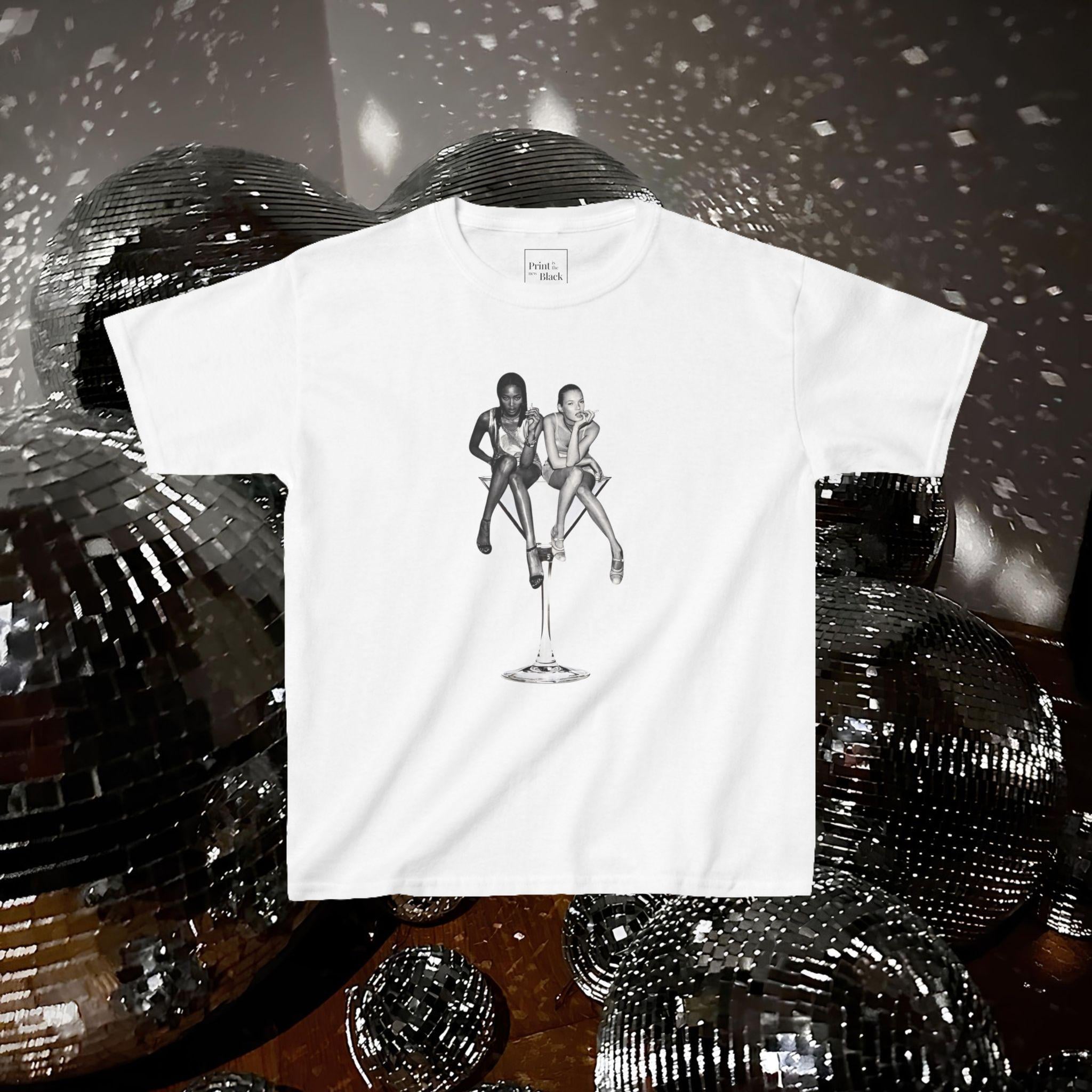 Kate moss and naomi campbell t shirt - Etsy 日本