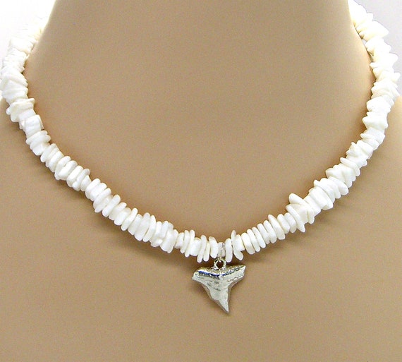 Silver Shark Tooth Necklace