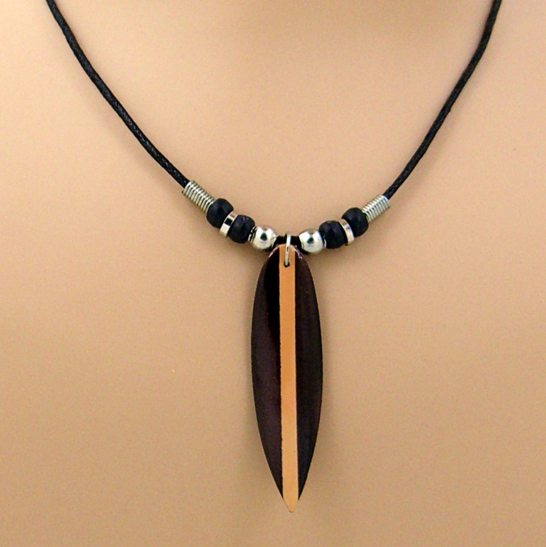 ◆VINTAGE HOLLYWOOD◆ Simple Surfing Board Necklace VH2336NE il_fullxfull.437306874_hxzh.jpg
