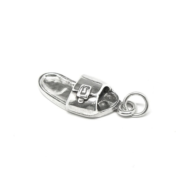 Flip Flops 3-D Pair of Sandals Charm Sterling Silver - Made in the USA Flip Flops 3-D Pair of Sandals Charm Sterling Silver - Made in the USA
