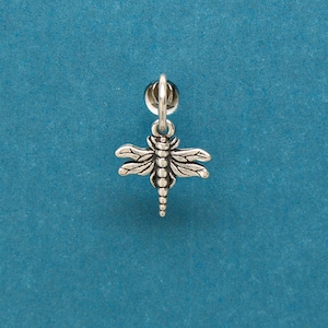 Rose Sterling Silver Flower Mini Charm for Bracelet or Anklet 1791