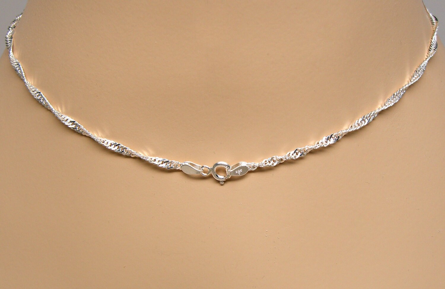 TATIANA★[silver925] French Twist Chain Necklace★送料関税込 韓国発【TATIANA】(SILVER925) French Twist Chain Necklace