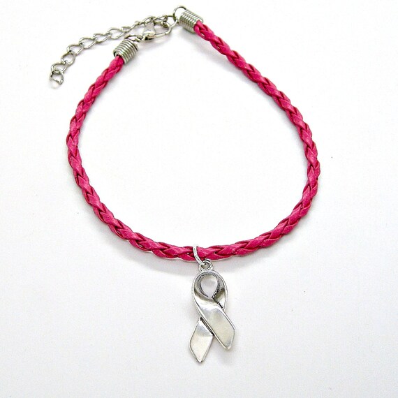 Breast cancer anklet discount
