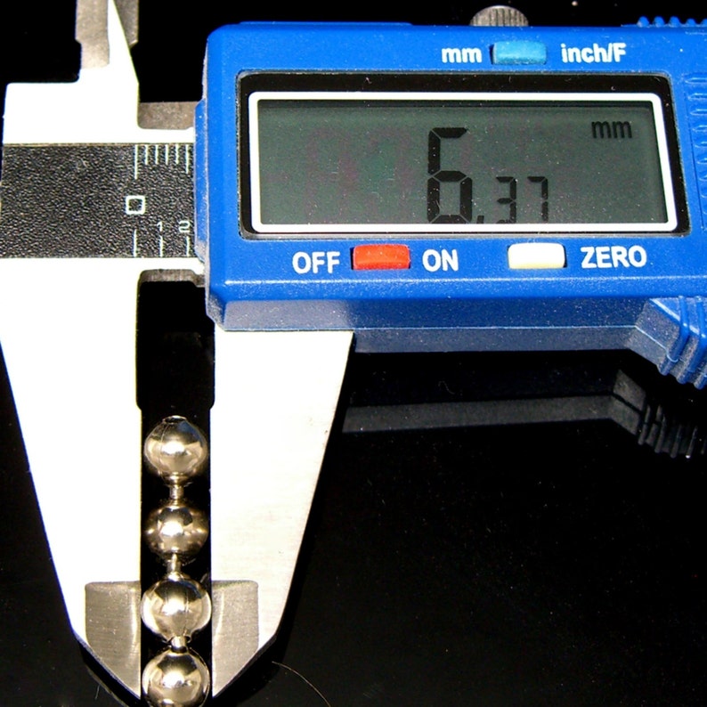 Biker Wallet Chain 18 24 30 6.3mm Ball Bead image 5