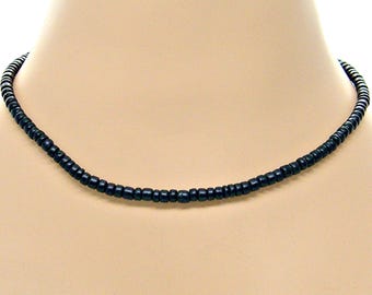 Black OBX Surfer Necklace Coconut Beads choice of Lengths Beach Jewelry SUP 7052