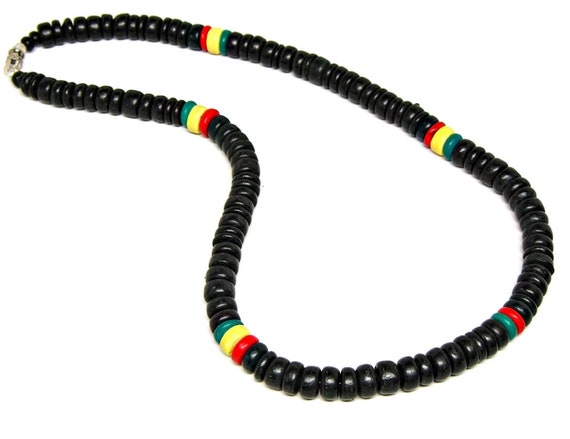 Rasta bead shop necklace