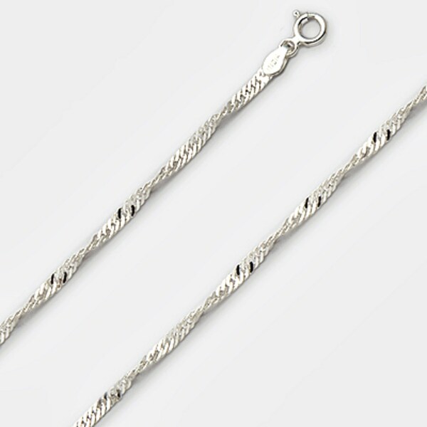 [92.5 Silver] Petit Silver Tassel Anklet main image 0