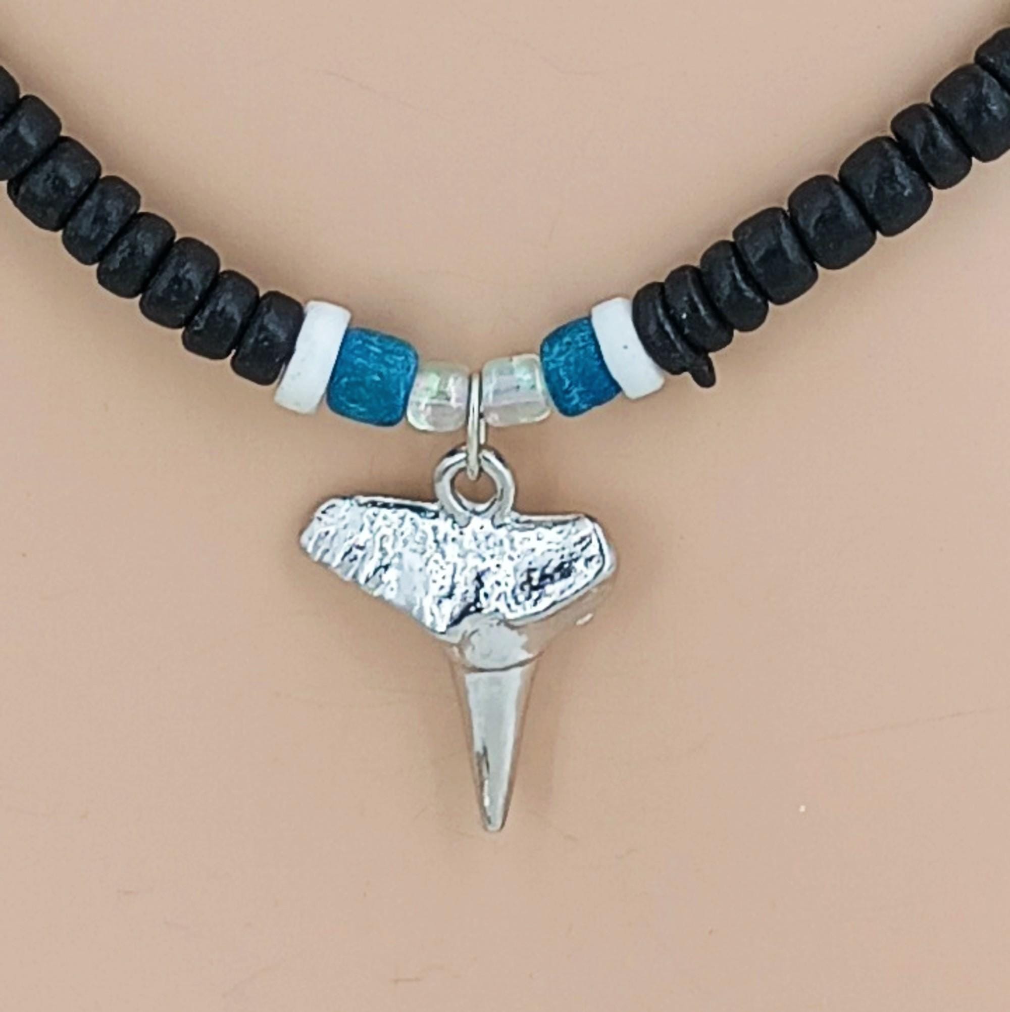 Silver Shark Tooth Necklace 18