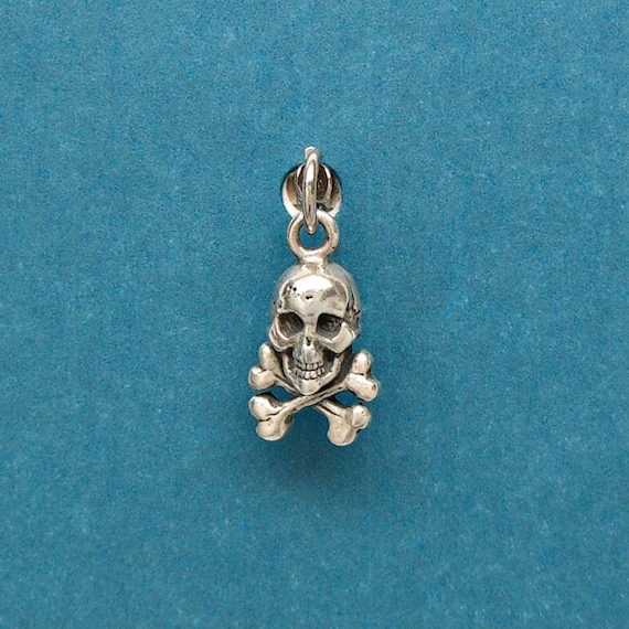 Rose Sterling Silver Flower Mini Charm for Bracelet or Anklet 1791