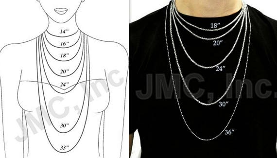 16 18 and 20 inch necklace hotsell