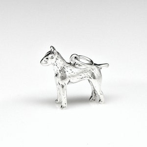 Jack Russell Terrier Sterling Silver 3D Dog Breed Pet Charm Pendant or Necklace 2257
